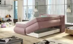 Pat tapitat tip boxspring Valencia - 140/200, L240 x l150 x h100 cm imagine