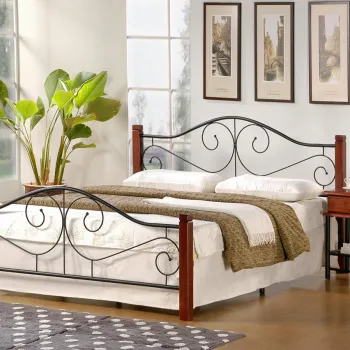 Pat Violetta cires antic/negru 140x200 cm imagine