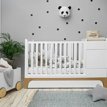 Patut pentru copii multifunctional UP! alb 70x120 cm imagine