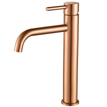 Robinet pentru lavoar Rea Lungo Brush Copper high imagine