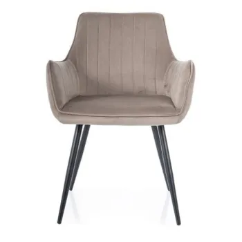Scaun Apple velvet bej Blu40 imagine