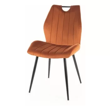 Scaun Arco velvet cinnamon Blu4215 imagine