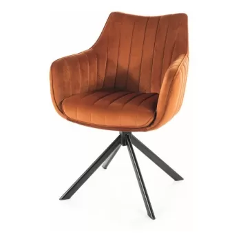 Scaun Azalia velvet cinnamon imagine