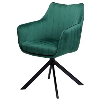 Scaun Azalia velvet verde Blu78 BF25 imagine