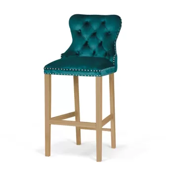 Scaun Bar Madame Aqua/Stejar BL85 - l51 x A60 x h115 cm imagine