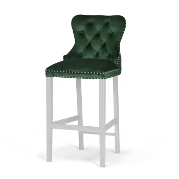Scaun Bar Madame Verde/Alb BL78 - l51 x A60 x h115 cm imagine
