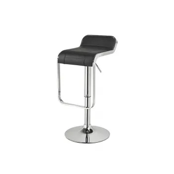 Scaun bar tapitat C-621 negru - H 68 cm imagine