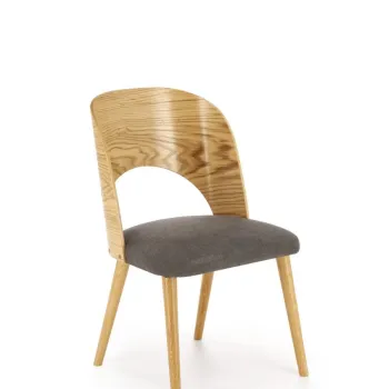 Scaun Cadiz natur/gri H83 cm imagine