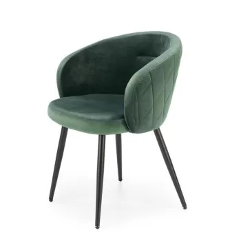 Scaun catifea K430 Verde - H77 cm imagine