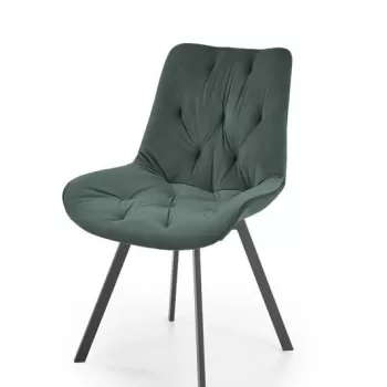 Scaun catifea K519 verde - H86 cm imagine