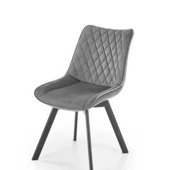 Scaun catifea K520 gri - H86 cm imagine