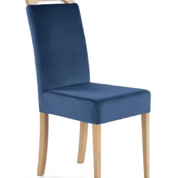 Scaun Clarion albastru/stejar miere / MONOLITH 77 imagine