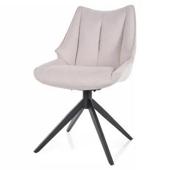 Scaun Coda bej deschis/negru Brego22 imagine