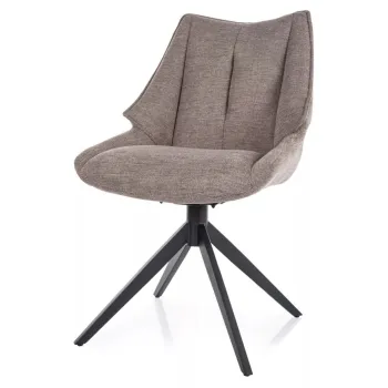 Scaun Coda bej/negru Brego34 imagine