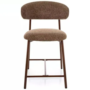 Scaun de bar Elton H-2 Noelle cappuccino 45 / nuc imagine
