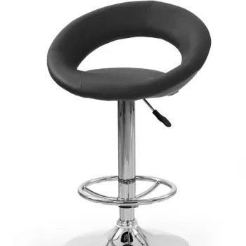 Scaun de bar H-15 negru imagine