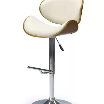 Scaun de bar H-44 nuc crem imagine