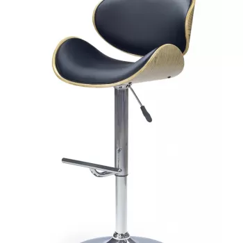 Scaun de bar H-44 stejar negru imagine