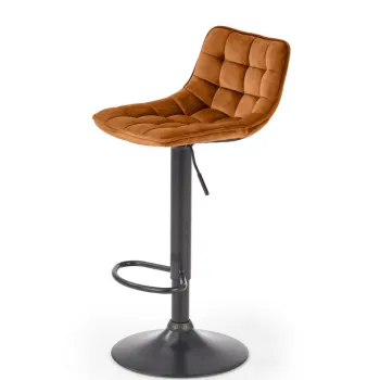 Scaun de bar H-95 velvet cinnamon imagine