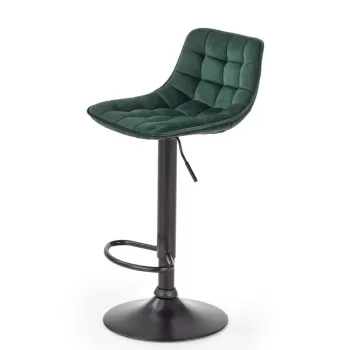 Scaun de bar H-95 velvet verde imagine