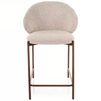 Scaun de bar Kioto H-2 bej deschis 255 / nuc imagine