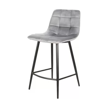 Scaun de bar Mila H2 Gri - h87 cm imagine