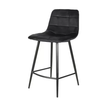 Scaun de bar Mila H2 Negru - h87 cm imagine