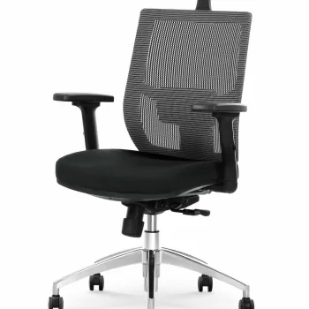 Scaun de birou Admiral negru gri imagine