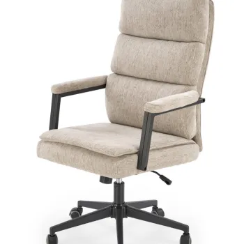 Scaun de birou Adriano stofa bej H110 cm imagine