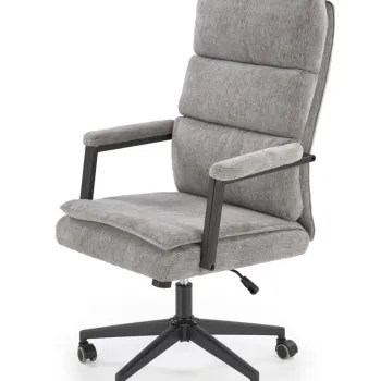 Scaun de birou Adriano stofa gri H110 cm imagine