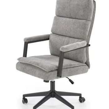Scaun de birou Adriano stofa gri H110 cm imagine