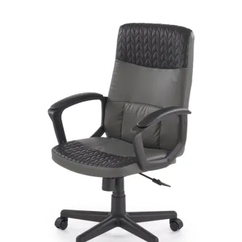 Scaun de birou Bjorn negru/gri H112 cm imagine