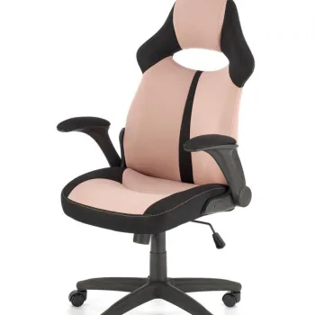 Scaun de birou Bloom roz/negru H120 cm imagine