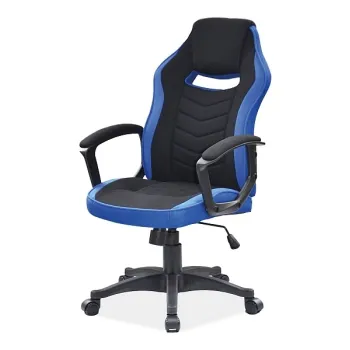 Scaun de birou Camaro negru/albastru H106 imagine
