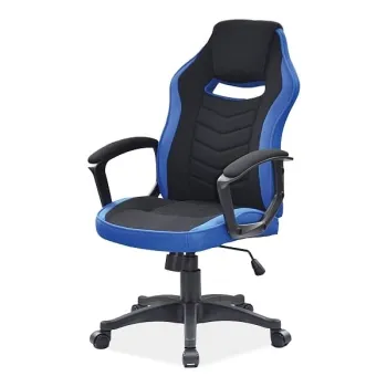 Scaun de birou Camaro negru/albastru H106 imagine