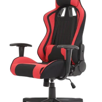 Scaun de birou Cayman rosu/negru H128 cm imagine