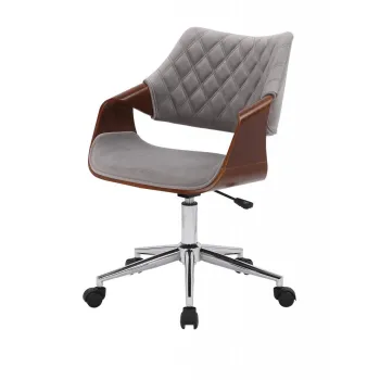 Scaun de birou Colt nuc/gri H64 cm imagine