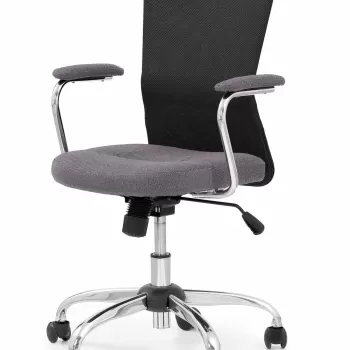 Scaun de birou copii Andy gri negru imagine