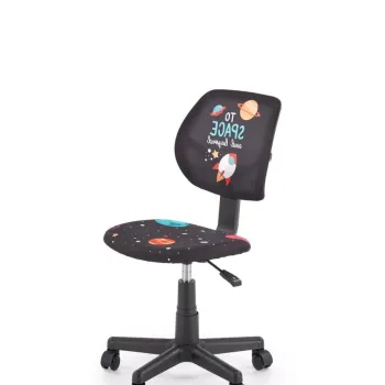 Scaun de birou copii Bingo negru H90 cm imagine