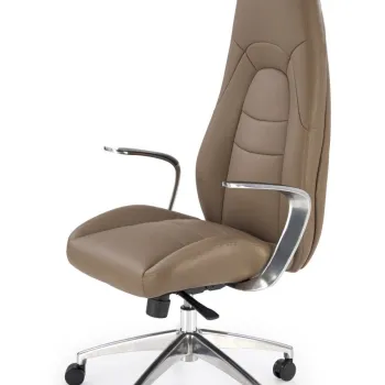 Scaun de birou Darwin piele ecologica cappuccino H126 cm imagine