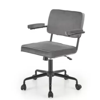 Scaun de birou Fidel velvet gri imagine