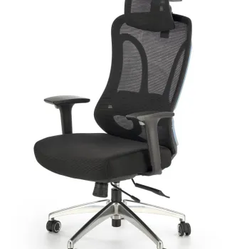 Scaun de birou Gilberto negru H129 cm imagine