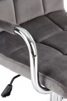 Scaun de birou Gonzo 4 Velvet Gri - H105 cm imagine