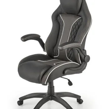 Scaun de birou Hamlet negru/gri H124 cm imagine