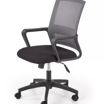 Scaun de birou Mauro negru gri imagine