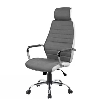 Scaun de birou Q-035 gri/alb imagine