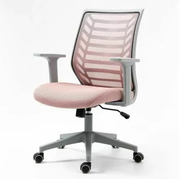 Scaun de birou Q320 roz/gri imagine