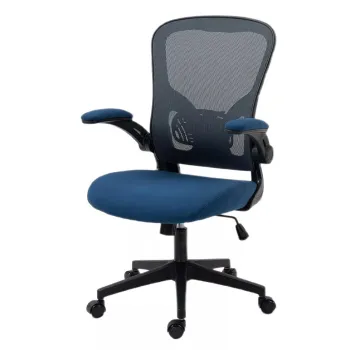 Scaun de birou Q333 gri/albastru imagine