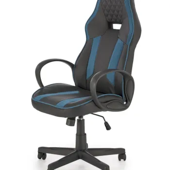 Scaun de birou Ragnar negru/albastru H121 cm imagine