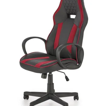 Scaun de birou Ragnar negru/rosu H121 cm imagine